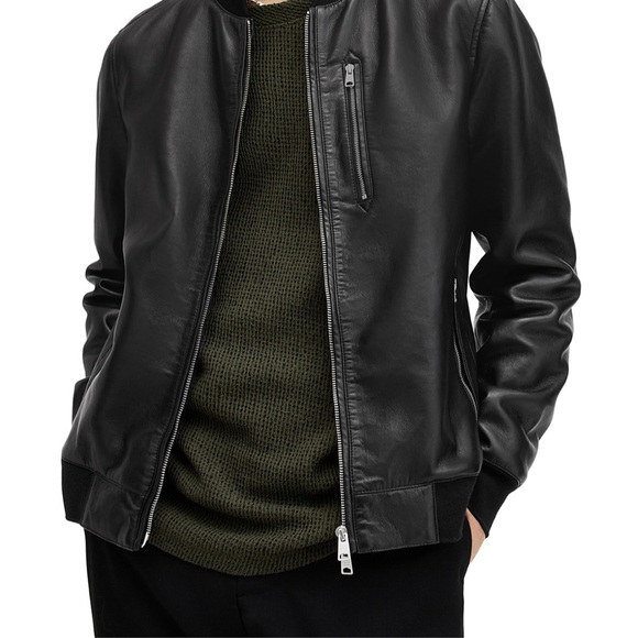 All Saints Kemble Bomber Jacket - Picture 3 of 8